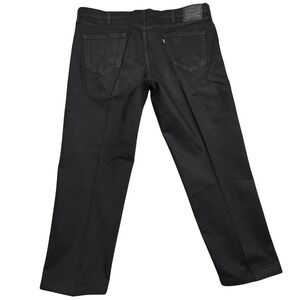 Levis 541 Black Denim Jeans Men's‎ Tag Size 44x32 (Actual 46in. x 29in.) Clean!